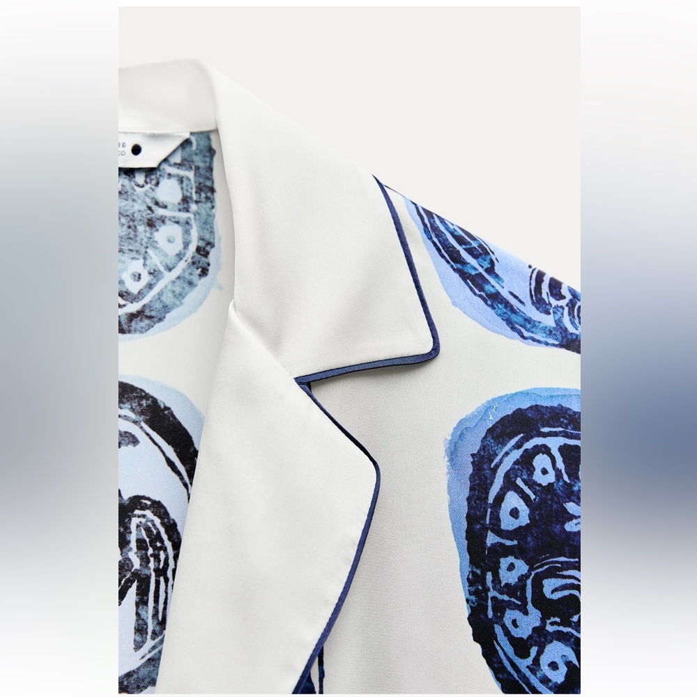 NWT ZARA SS24 PRINTED SHIRT ZW COLLECTION 2792/137 014/003 - Picture 15 of 15